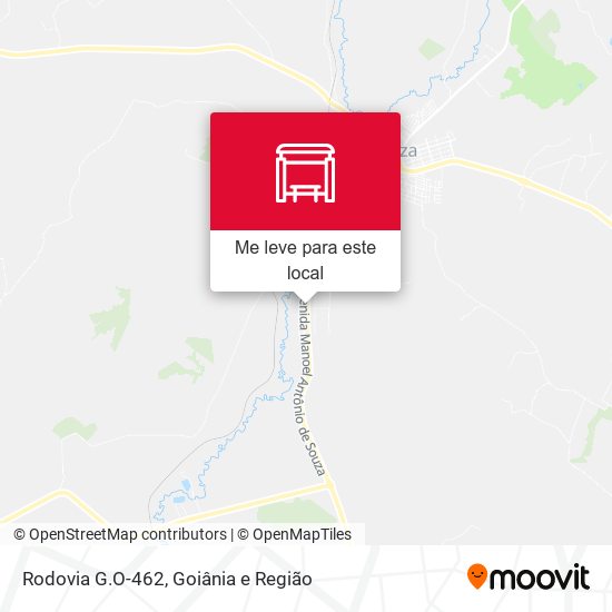 Rodovia G.O-462 mapa