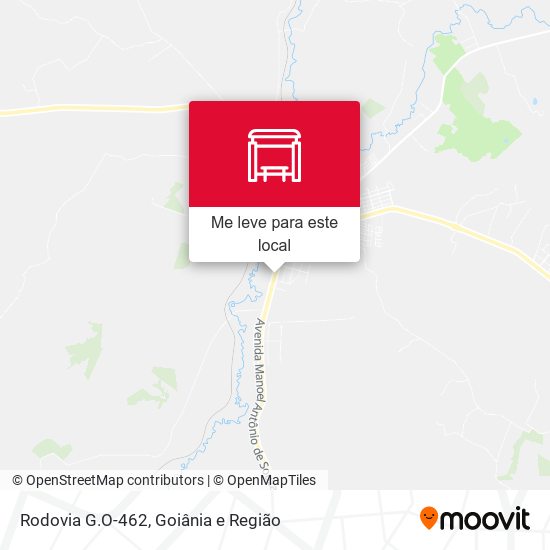 Rodovia G.O-462 mapa
