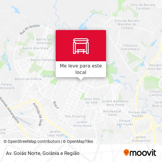 Av. Goiás Norte mapa