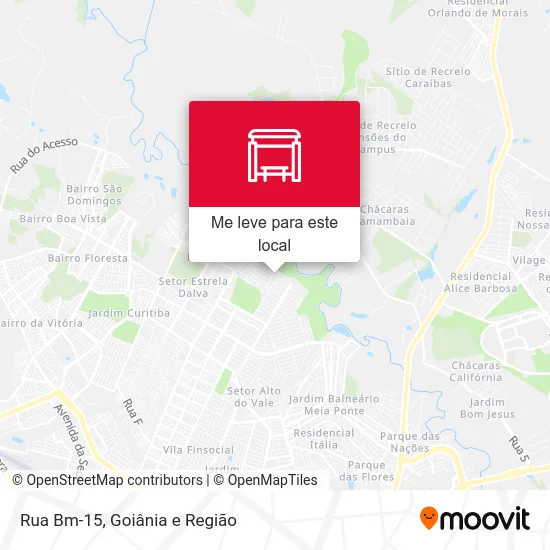Rua Bm-15 mapa