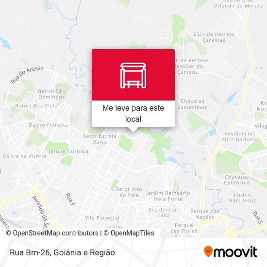 Rua Bm-26 mapa