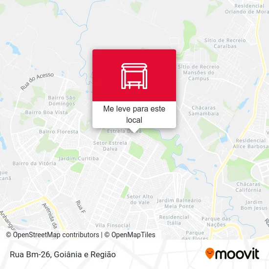 Rua Bm-26 mapa