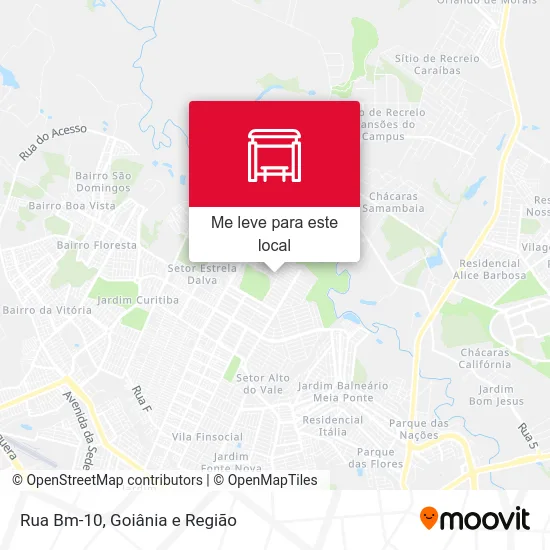 Rua Bm-10 mapa