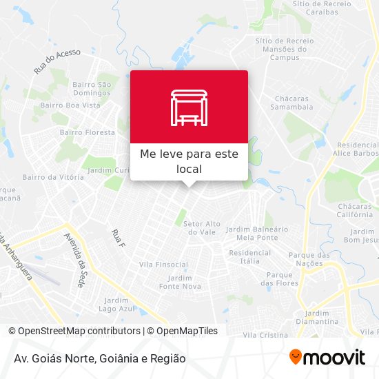 Av. Goiás Norte mapa