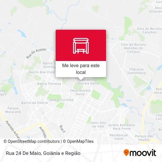 Rua 24 De Maio mapa