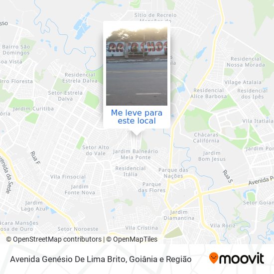 Avenida Genésio De Lima Brito mapa