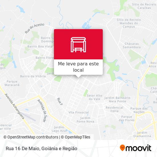 Rua 16 De Maio mapa