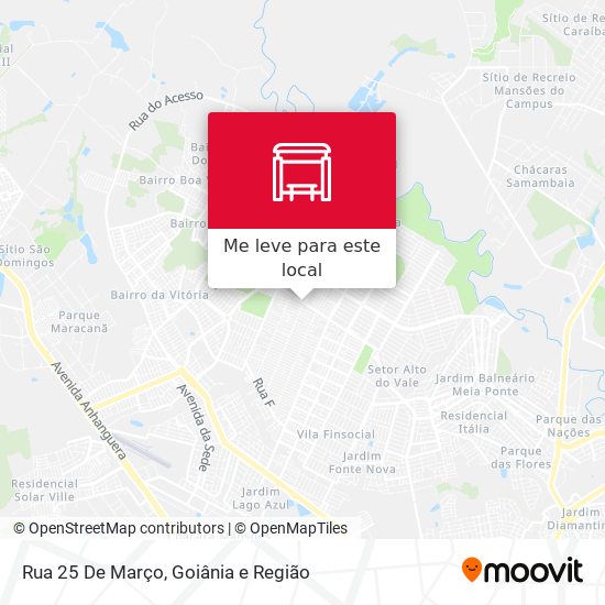 Rua 25 De Março mapa