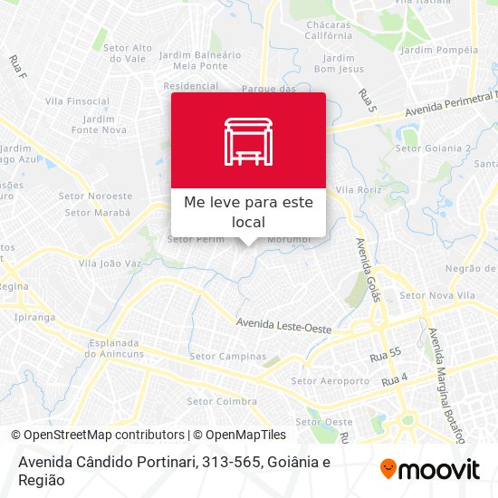 Avenida Cândido Portinari, 313-565 mapa