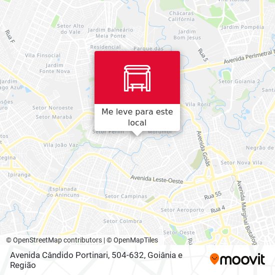 Avenida Cândido Portinari, 504-632 mapa