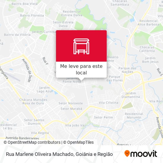 Rua Marlene Oliveira Machado mapa