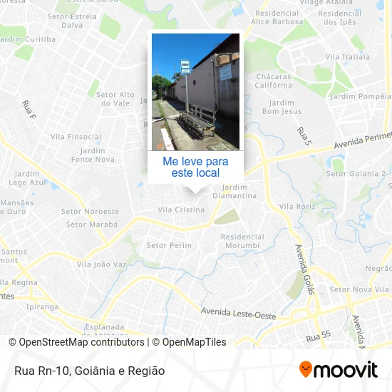 Rua Rn-10 mapa