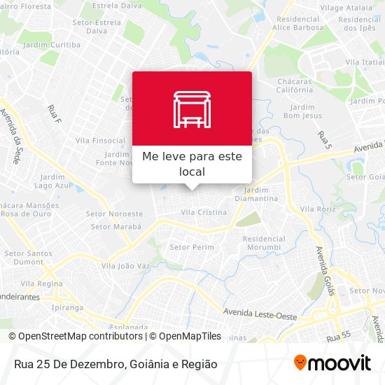 Rua 25 De Dezembro mapa