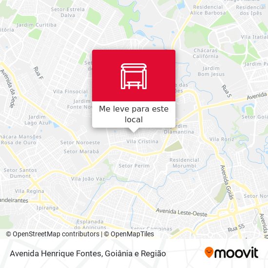 Avenida Henrique Fontes mapa