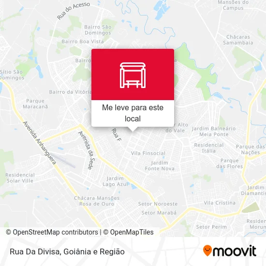 Rua Da Divisa mapa