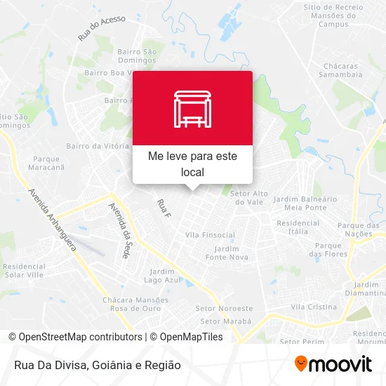 Rua Da Divisa mapa