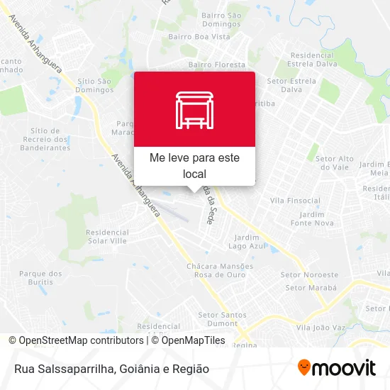 Rua Salssaparrilha mapa