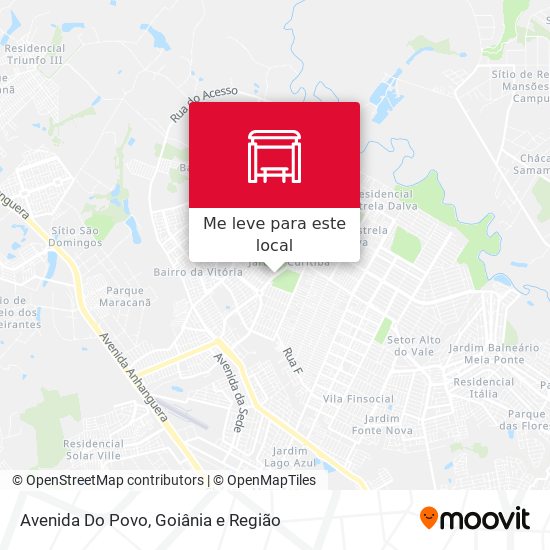 Avenida Do Povo mapa