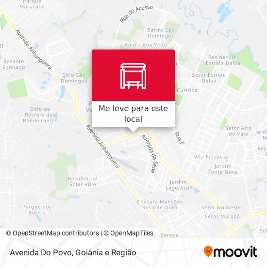 Avenida Do Povo mapa