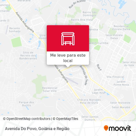 Avenida Do Povo mapa