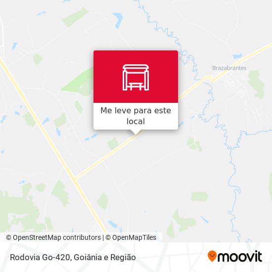Rodovia Go-420 mapa