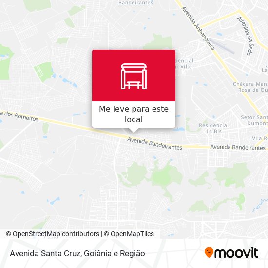 Avenida Santa Cruz mapa