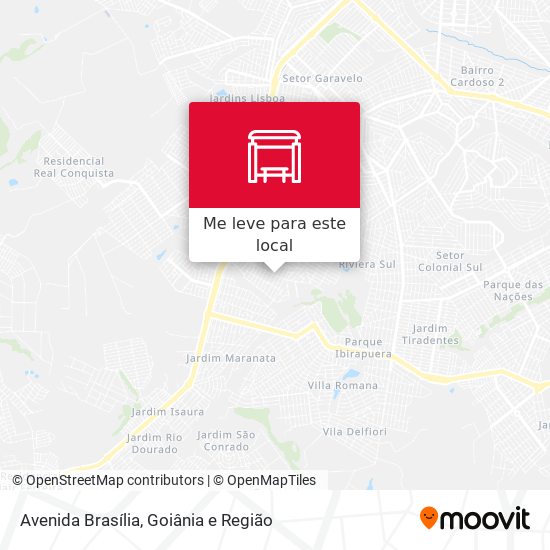 Avenida Brasília mapa