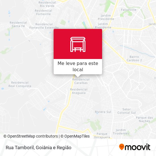 Rua Tamboril mapa
