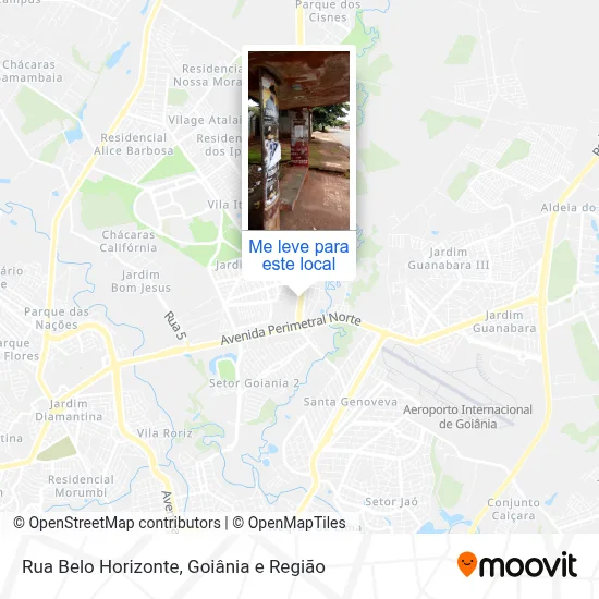 Rua Belo Horizonte mapa