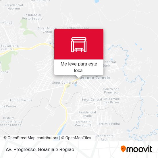 Av. Progresso mapa