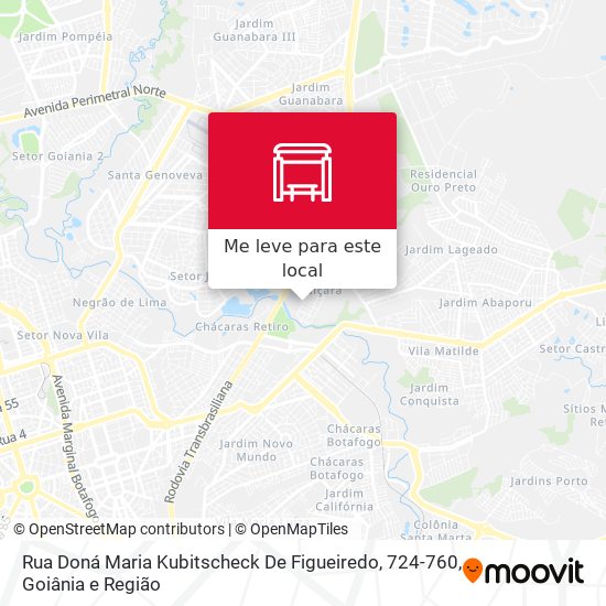 Rua Doná Maria Kubitscheck De Figueiredo, 724-760 mapa