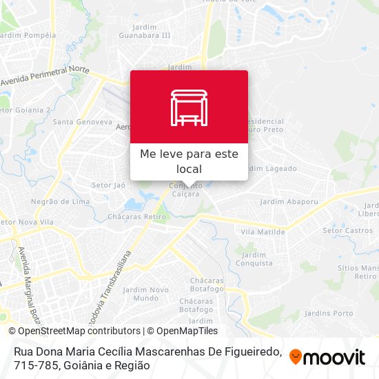 Rua Dona Maria Cecília Mascarenhas De Figueiredo, 715-785 mapa