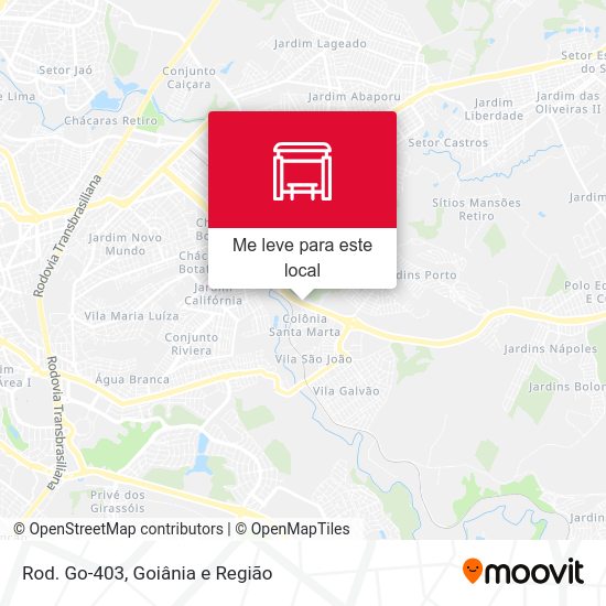 Rod. Go-403 mapa
