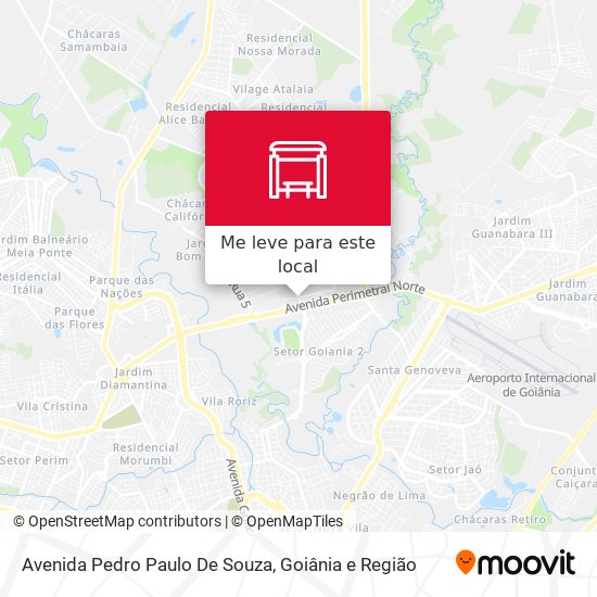 Avenida Pedro Paulo De Souza mapa