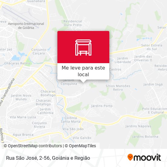 Rua São José, 2-56 mapa