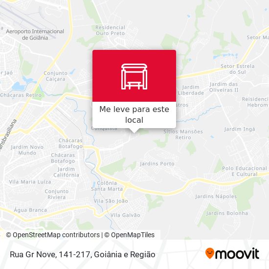 Rua Gr Nove, 141-217 mapa