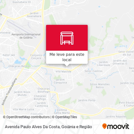 Avenida Paulo Alves Da Costa mapa