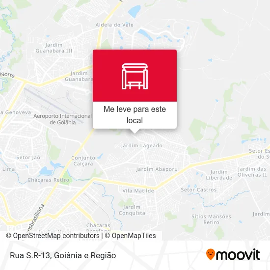 Rua S.R-13 mapa