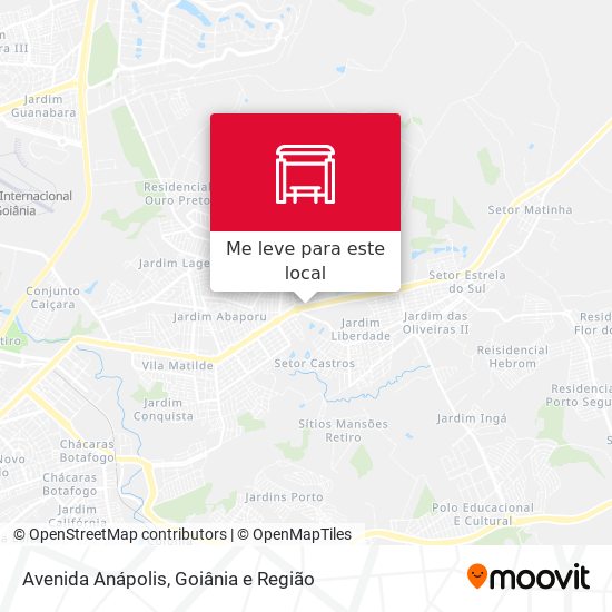 Avenida Anápolis mapa