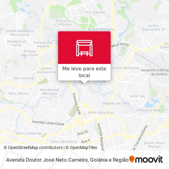 Avenida Doutor José Neto Carneiro mapa