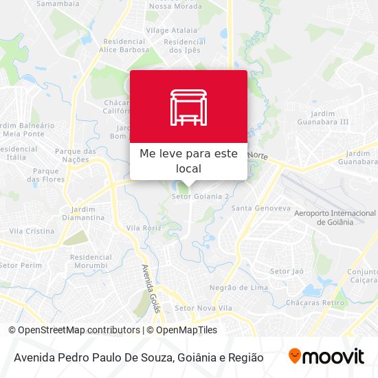 Avenida Pedro Paulo De Souza mapa