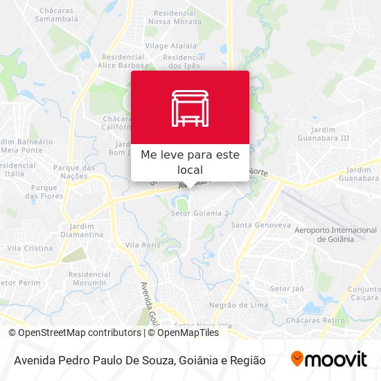 Avenida Pedro Paulo De Souza mapa