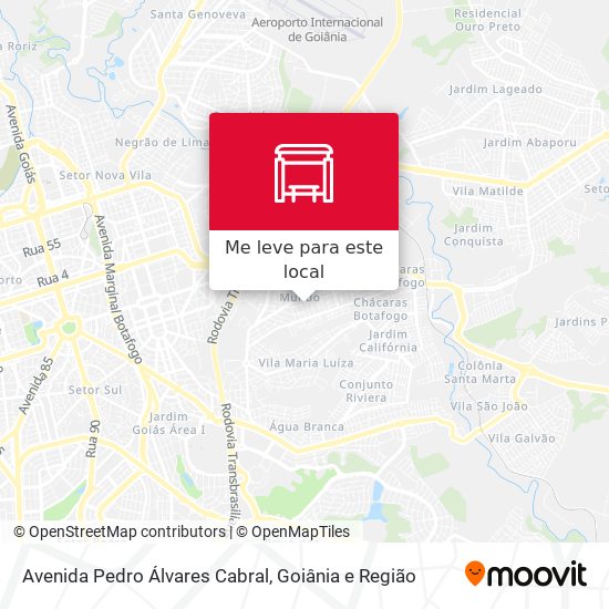 Avenida Pedro Álvares Cabral mapa
