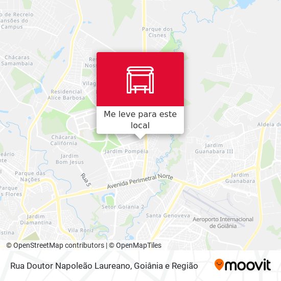 Rua Doutor Napoleão Laureano mapa