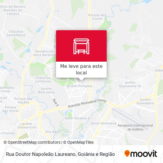 Rua Doutor Napoleão Laureano mapa