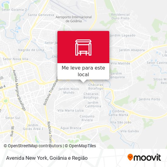 Avenida New York mapa
