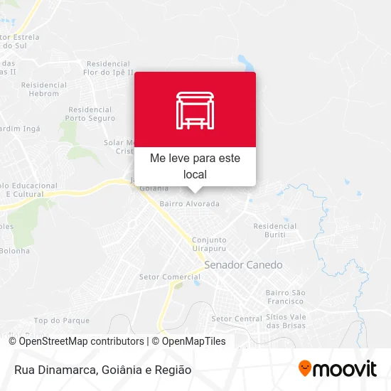 Rua Dinamarca mapa