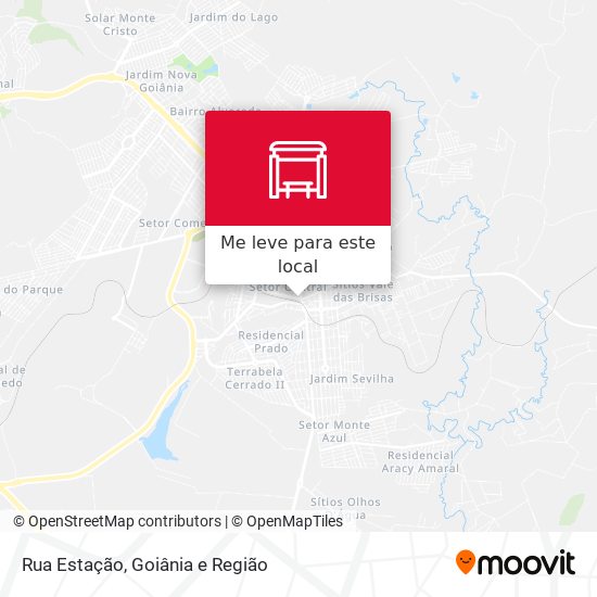 Rua Estação mapa