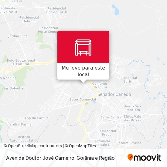 Avenida Doutor José Carneiro mapa