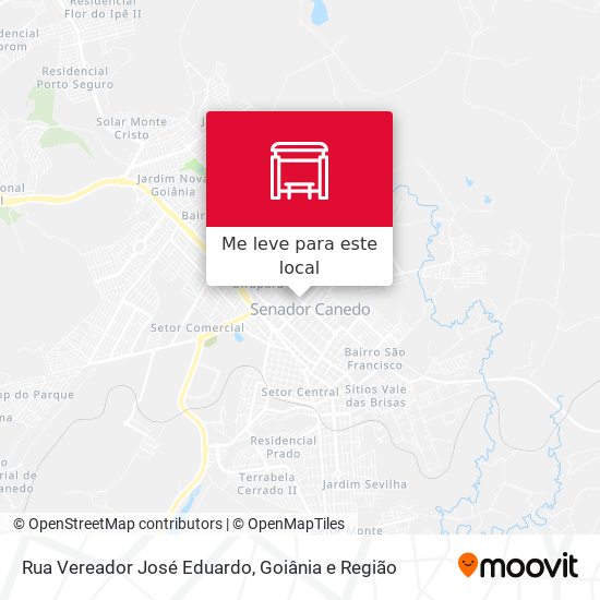 Rua Vereador José Eduardo mapa